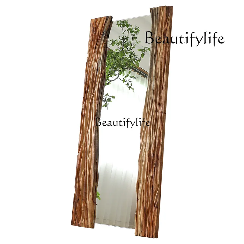 Log dressing mirror full body floor home wall hanging fitting bedroom three-dimensional high-end fashion
Log dressing mirror full body floor home wall hanging fitting bedroom three-dimensional high-end fashion