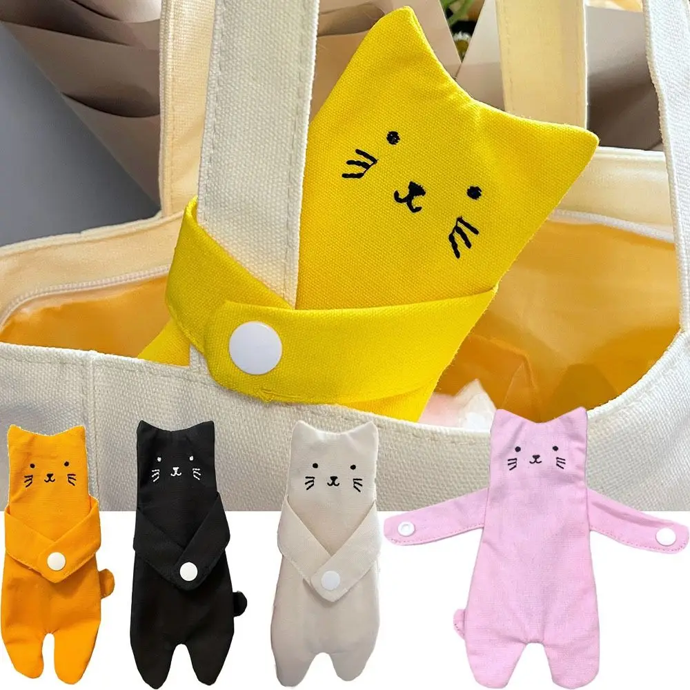 Cute Canvas Cartoon Cat Coin Purse Lightweight Zipper Closure Bag Hanging Pendant Snap Button Anti Loss Small Change Pouch Women
Cute Canvas Cartoon Cat Coin Purse Lightweight Zipper Closure Bag Hanging Pendant Snap Button Anti Loss Small Change Pouch Women