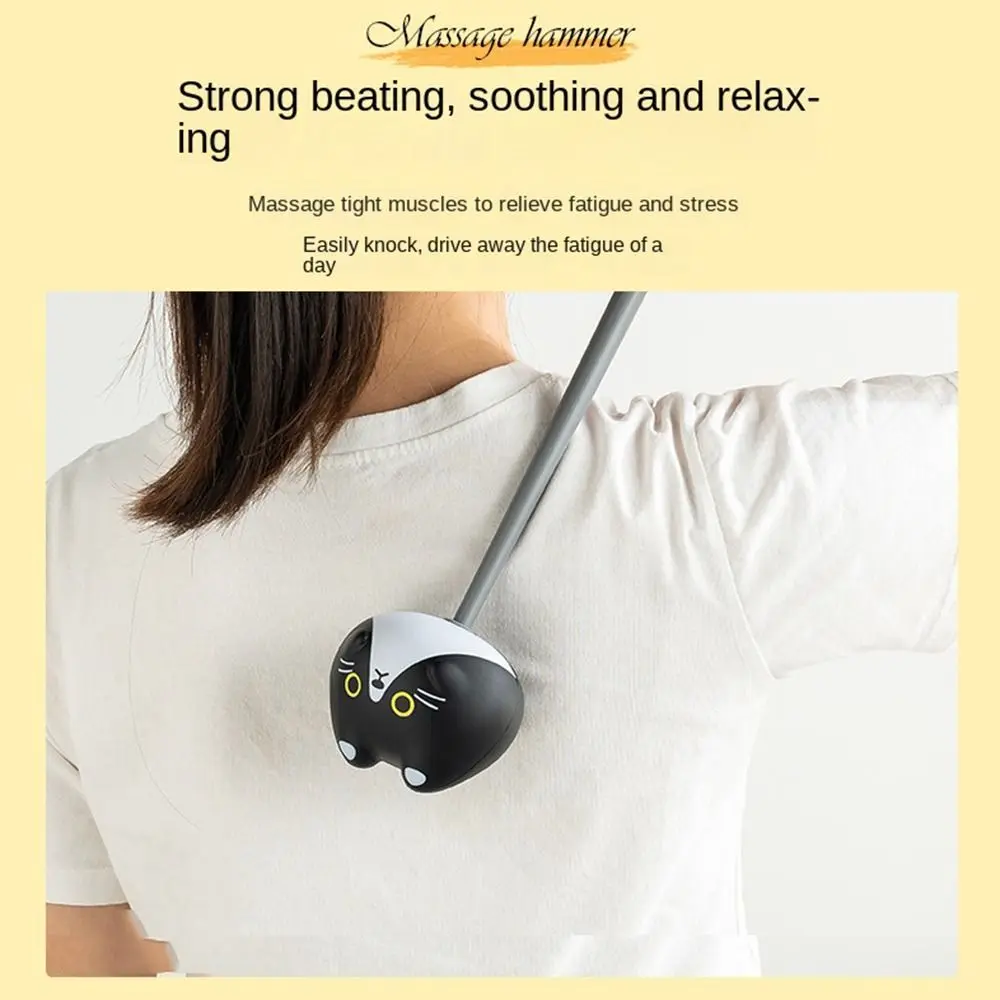 Cartoon Cat Knock Massage Tool Elastic Cute Muscle Massage Stick Relax Acupoint Percussion Massager Hammer Household
Cartoon Cat Knock Massage Tool Elastic Cute Muscle Massage Stick Relax Acupoint Percussion Massager Hammer Household
