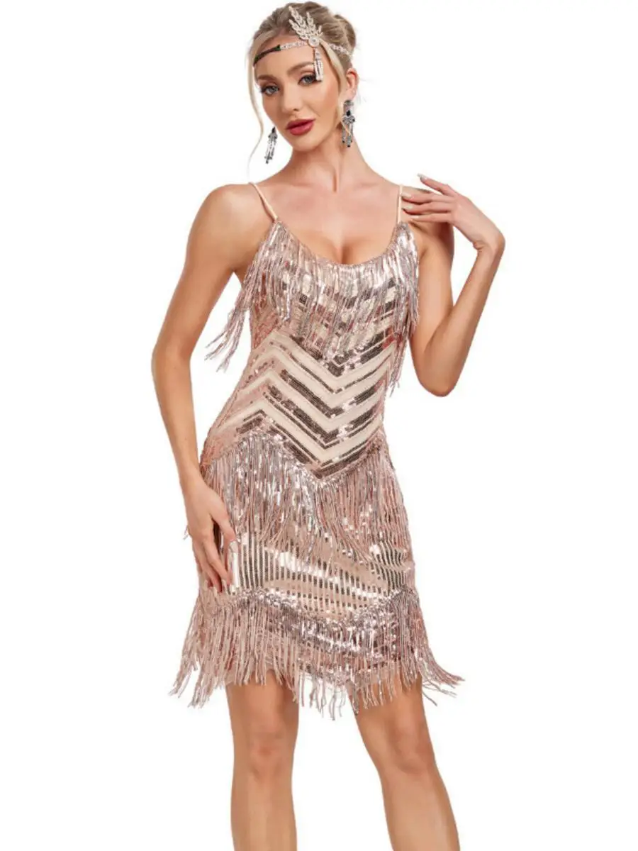 Gatsby Sle Sequin Tassel Evening Dr Sexy Club Dance Skirt Host 920s Par Costume Glittering Ball Gown Women's Faion
Gatsby Sle Sequin Tassel Evening Dr Sexy Club Dance Skirt Host 920s Par Costume Glittering Ball Gown Women's Faion