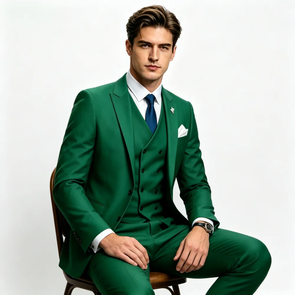Men's Three-Piece Suit Just Fit Jacket Pants And Vest Wedding Groomsmen Formal Occasion Suit for Men
Men's Three-Piece Suit Just Fit Jacket Pants And Vest Wedding Groomsmen Formal Occasion Suit for Men