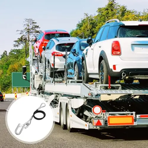 Heavy-Duty Self-Retracting Trailer Safety Cables With Hooks – 11.81 Inch Towing Straps For Trucks, SUVs, ATVs And Tractors
Heavy-Duty Self-Retracting Trailer Safety Cables With Hooks – 11.81 Inch Towing Straps For Trucks, SUVs, ATVs And Tractors