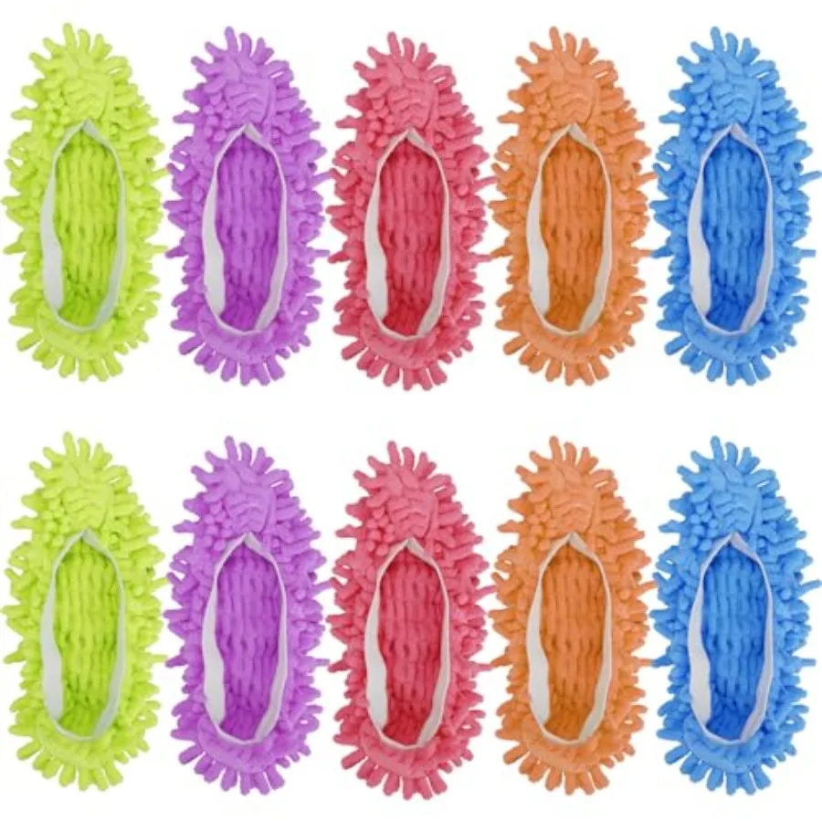 Large Size 5 Pairs 10 PCS Shoes Cover for Mop Slippers Dusting Mop Shoes for Floor Cleaning House Washable L
Large Size 5 Pairs 10 PCS Shoes Cover for Mop Slippers Dusting Mop Shoes for Floor Cleaning House Washable L