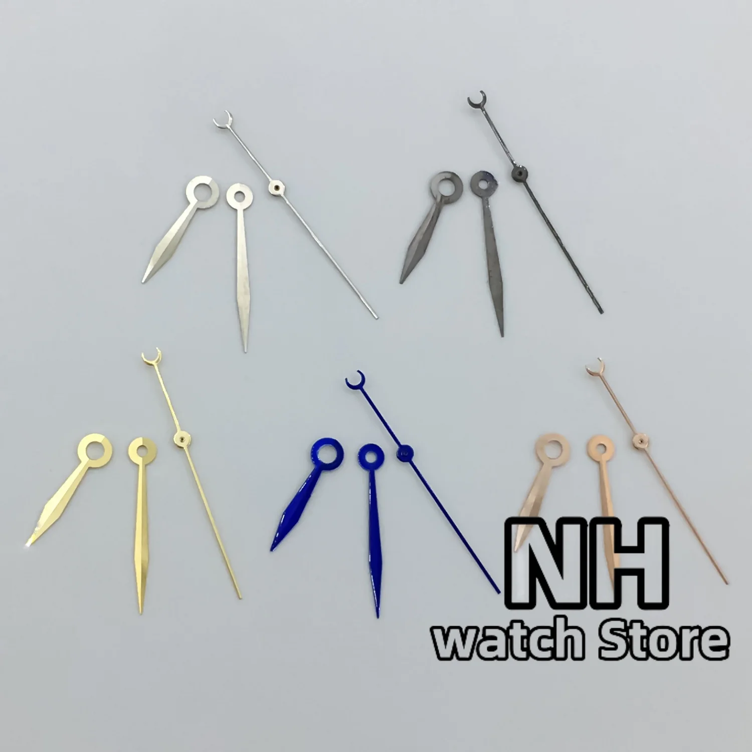 Стрелки часов NH35, серебристые, черные, синие, розовое золото, золото, подходят для механизма NH34, NH35, NH36, замена деталей часов
Стрелки часов NH35, серебристые, черные, синие, розовое золото, золото, подходят для механизма NH34, NH35, NH36, замена деталей часов