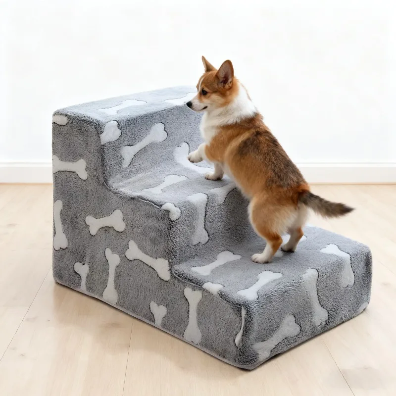 Ladder dog pet bone-shaped puppy, sofa bed beside the staircase, ramp protection, pet movable ramp, pet walking staircase
Ladder dog pet bone-shaped puppy, sofa bed beside the staircase, ramp protection, pet movable ramp, pet walking staircase