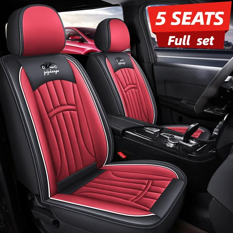 5-Seat Universal Car Seat Covers, All-Season Comfort Full Wrap PU Leather, Split Headrest, Durable Easy-Care, Fits Most cars
5-Seat Universal Car Seat Covers, All-Season Comfort Full Wrap PU Leather, Split Headrest, Durable Easy-Care, Fits Most cars