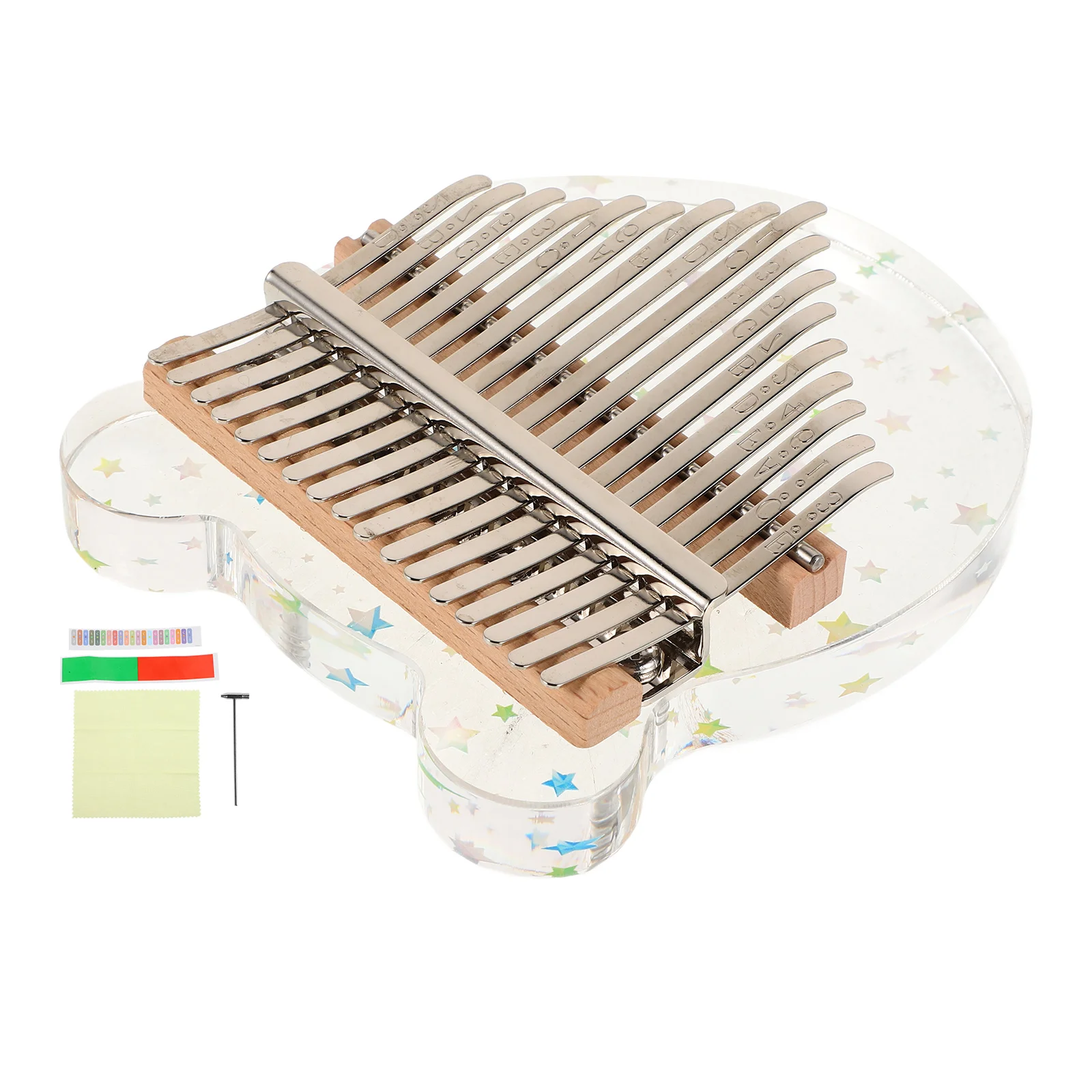 Thumb Finger Piano Acrylic 17-key Instrument Crystal Kalimba for Beginners Girl Cartoon
Thumb Finger Piano Acrylic 17-key Instrument Crystal Kalimba for Beginners Girl Cartoon