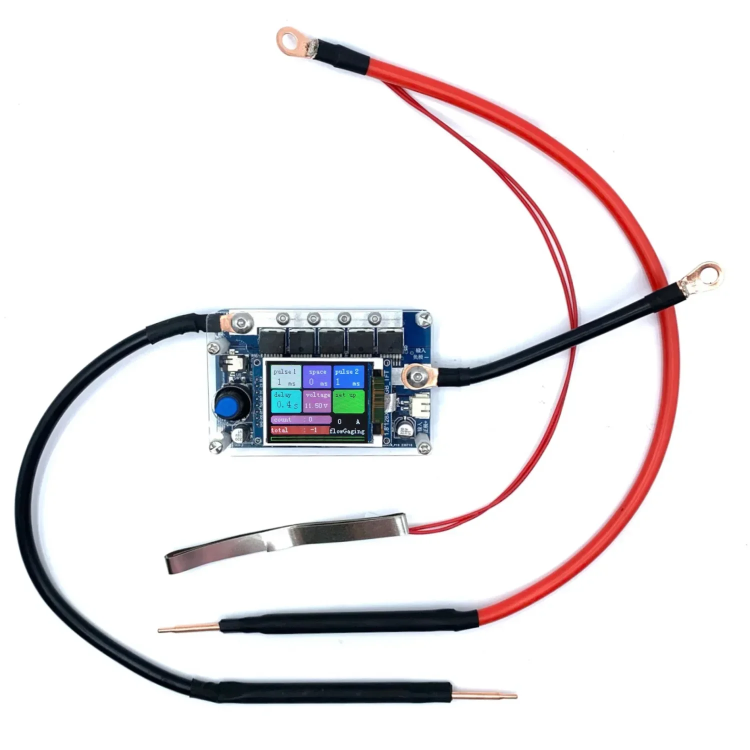 Portable digital spot welder Mini spot welder control board 7-14V battery DIY 18650 battery pack
Portable digital spot welder Mini spot welder control board 7-14V battery DIY 18650 battery pack