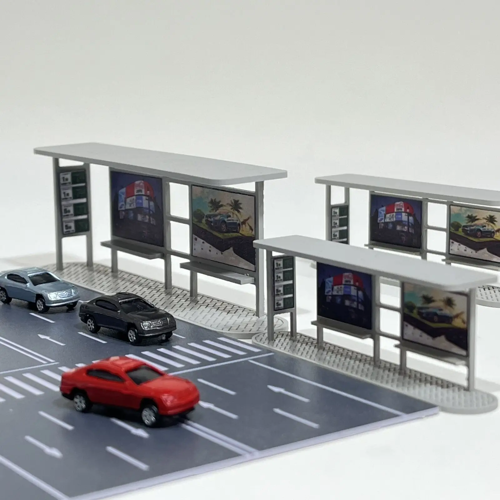 N Scale Diorama Bus Station Model DIY Railroads Shelter Scene Building Model
N Scale Diorama Bus Station Model DIY Railroads Shelter Scene Building Model