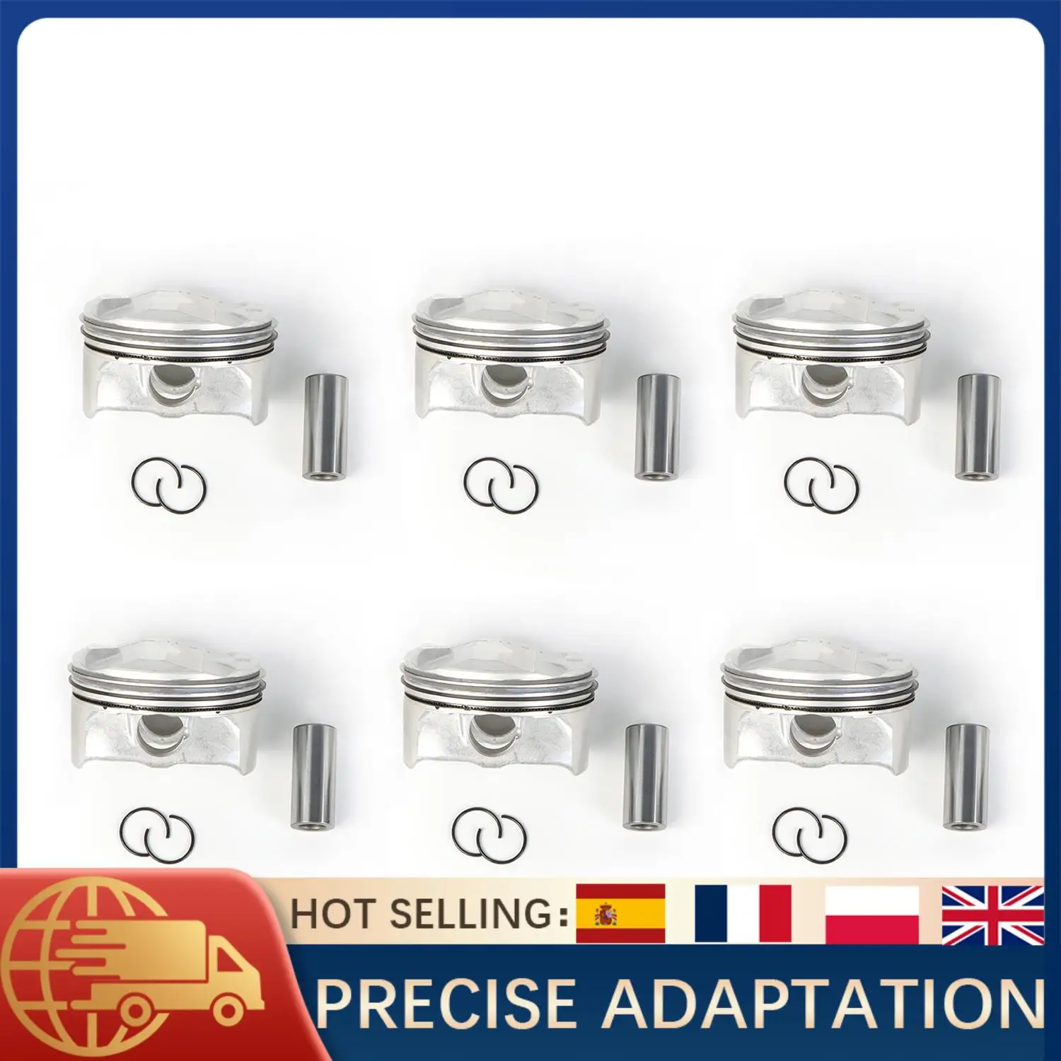 Для BMW N52B25 2.5L L6 E60 E90 E91 E92 E93 323i 325i 523i 525i 6 шт. Набор поршней и колец Φ82 мм CR11:1 OE 11257612982
Для BMW N52B25 2.5L L6 E60 E90 E91 E92 E93 323i 325i 523i 525i 6 шт. Набор поршней и колец Φ82 мм CR11:1 OE 11257612982