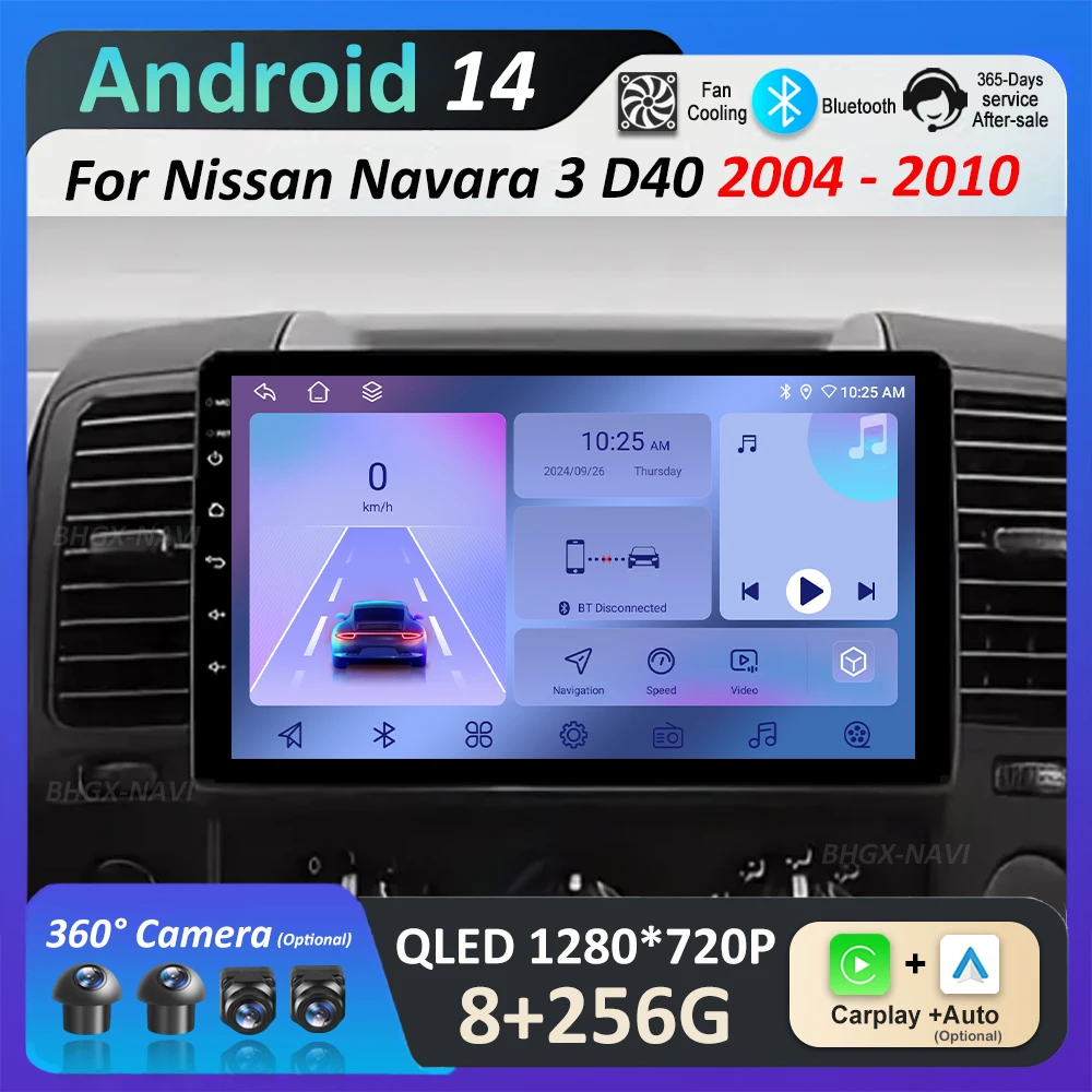 Bluetooth Android 14 Система GPS Navi 4G Автомобильный видеомультимедийный плеер для Nissan Navara 3 D40 2004-2010 IPS-экран WiFi DSP
Bluetooth Android 14 Система GPS Navi 4G Автомобильный видеомультимедийный плеер для Nissan Navara 3 D40 2004-2010 IPS-экран WiFi DSP