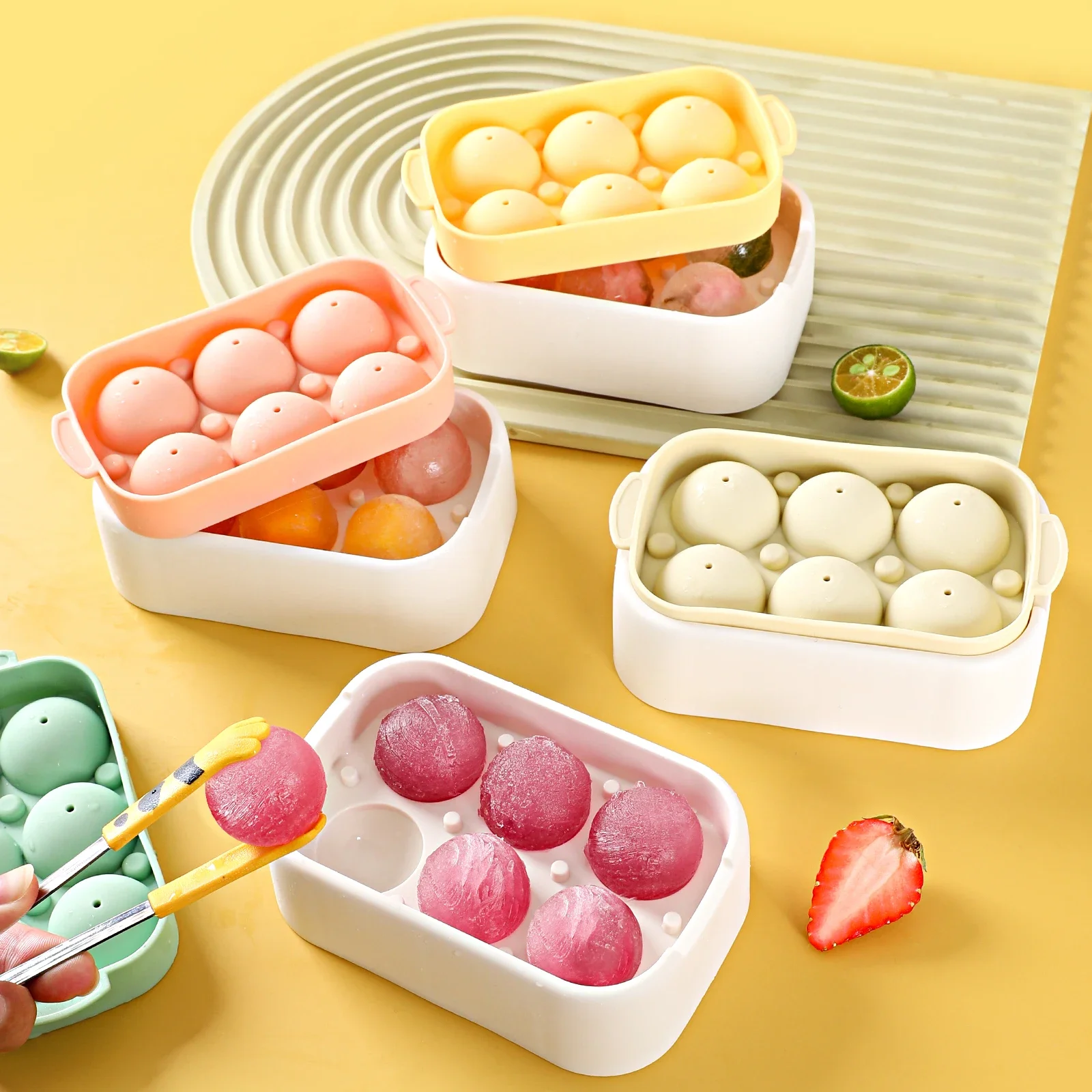 Sphere Ice Cube Trays Silicone Square Ice Cubes Mold Ice Cubes Maker Easy-Release Ice Cube Molds Kitchens Accessories
Sphere Ice Cube Trays Silicone Square Ice Cubes Mold Ice Cubes Maker Easy-Release Ice Cube Molds Kitchens Accessories