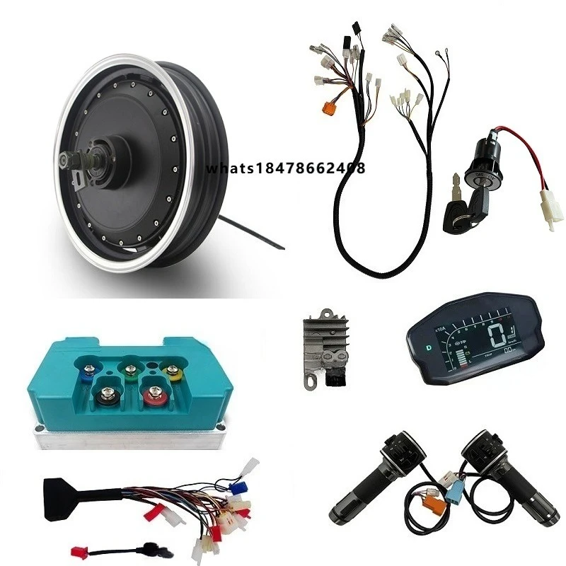 MOTOR 14INCH 8000W Electric Motorcycle Hub Motor Conversion Kits
MOTOR 14INCH 8000W Electric Motorcycle Hub Motor Conversion Kits