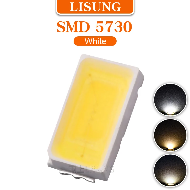 1000pcs/Bag 3V High Power 0.5W SMD 5730 Led 2800K 4000K 6500K Warm White Light Emitting diode Water Clear LED Light Diode Set
1000pcs/Bag 3V High Power 0.5W SMD 5730 Led 2800K 4000K 6500K Warm White Light Emitting diode Water Clear LED Light Diode Set