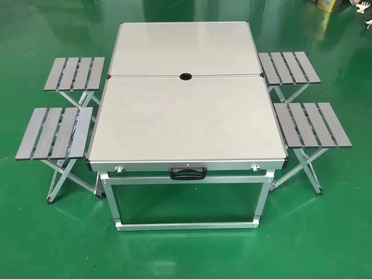 #Outdoor furniture Portable factory camping lightweight aluminium picnic folding table with chairs set
#Outdoor furniture Portable factory camping lightweight aluminium picnic folding table with chairs set