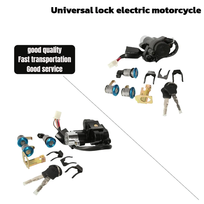 Universal Lock Electric Motorcycle Portable Anti-theft Ignition Lock Complete Kit Fit Retro E-Scooter Moped Electric ATV Bike
Universal Lock Electric Motorcycle Portable Anti-theft Ignition Lock Complete Kit Fit Retro E-Scooter Moped Electric ATV Bike