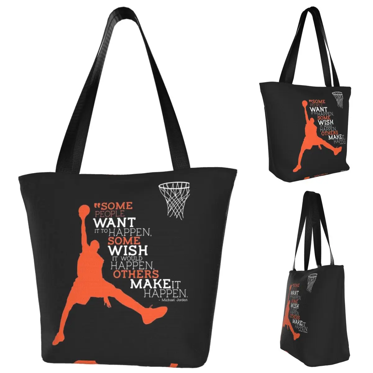 Basketball Dream Art Shopping Tote Bag Canvas Large Capacity Shoulder Bags Shopper Grocery Handbag for Women
Basketball Dream Art Shopping Tote Bag Canvas Large Capacity Shoulder Bags Shopper Grocery Handbag for Women