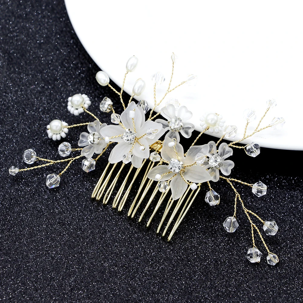 2 Pcs Bridal Hair Comb Rhinestone Flower Vintage Silver Headdress Metal Combs for Wedding Bridesmaids Girls Accessories
2 Pcs Bridal Hair Comb Rhinestone Flower Vintage Silver Headdress Metal Combs for Wedding Bridesmaids Girls Accessories