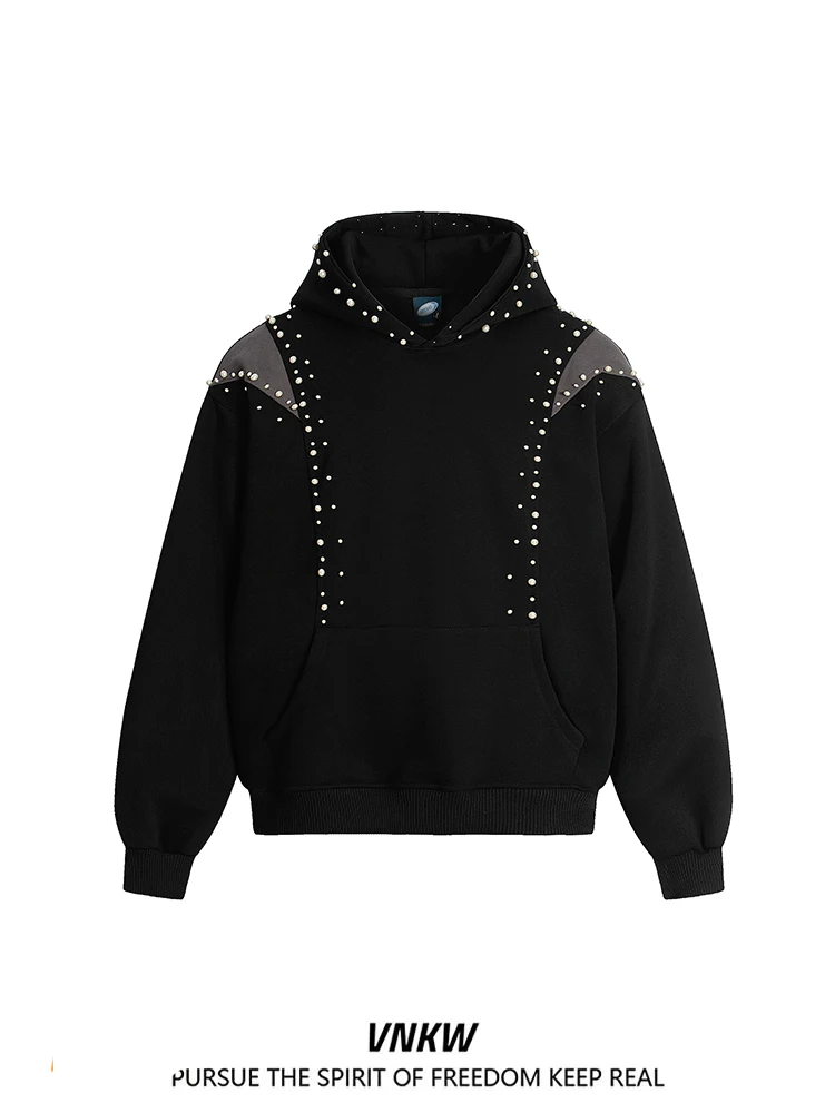 Худи в стиле американской уличной моды, унисекс, осень-зима, плотное, ручная работа, с жемчугом, повседневное, для пар
Худи в стиле американской уличной моды, унисекс, осень-зима, плотное, ручная работа, с жемчугом, повседневное, для пар