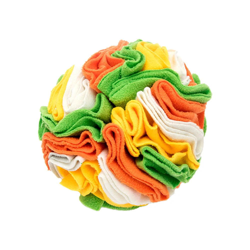 Dog Sniffing Ball Nose Work Toy Training Slow Feeding Polar Fleece Pet Interactive Plaything
Dog Sniffing Ball Nose Work Toy Training Slow Feeding Polar Fleece Pet Interactive Plaything
