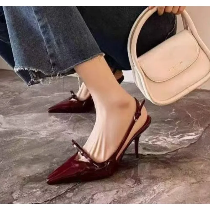 2025 Summer High Heel Women Sandals Fashion Butterfly-knot Dress Singbacks Pumps Elegant Party Wedding Female Shoes
2025 Summer High Heel Women Sandals Fashion Butterfly-knot Dress Singbacks Pumps Elegant Party Wedding Female Shoes
