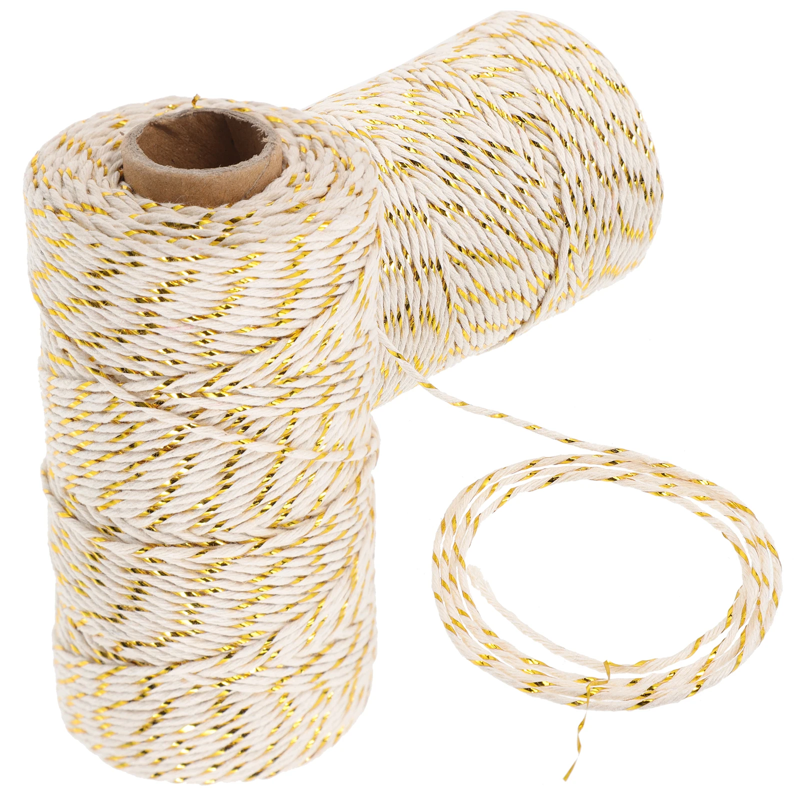 2 Bundles Gold Silver Wire Cotton Rope Twine Durable Gift Wrapping Ribbon Decorative String Holiday Craft Projects
2 Bundles Gold Silver Wire Cotton Rope Twine Durable Gift Wrapping Ribbon Decorative String Holiday Craft Projects