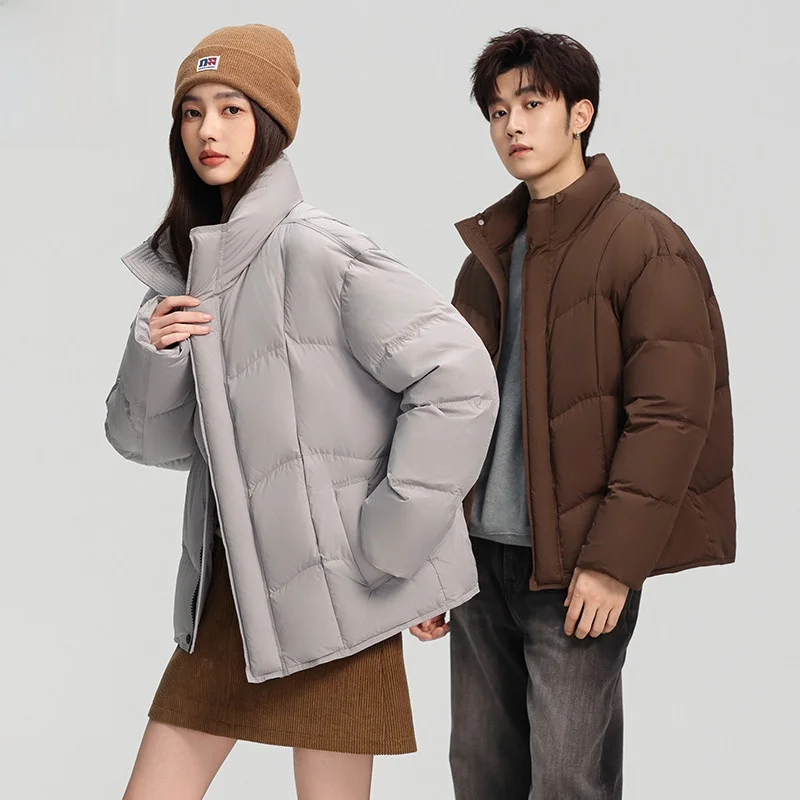 Зимняя утепленная приталенная короткая пуховая куртка для пар, повседневная молодежная мужская куртка-пуховик с декоративной молнией, для отдыха, из полиэстера
Зимняя утепленная приталенная короткая пуховая куртка для пар, повседневная молодежная мужская куртка-пуховик с декоративной молнией, для отдыха, из полиэстера