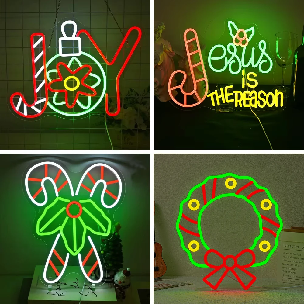 Christmas Party Neon Sign Candy bell Wreath Neon For Bar Living Room Home Party Dimmable Led Light Up Sign USB Shop Window Logo 
Christmas Party Neon Sign Candy bell Wreath Neon For Bar Living Room Home Party Dimmable Led Light Up Sign USB Shop Window Logo