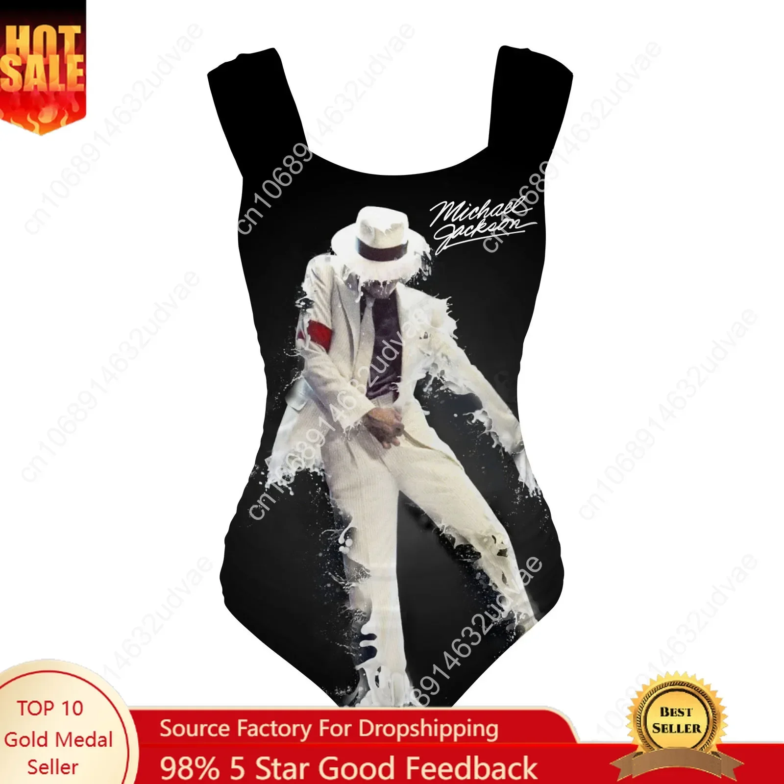 Michael Jackson Swimsuit Wide Strap Women Bathing Suits Personalized Swimwear Pool Party Bikini Customize Beachwear
Michael Jackson Swimsuit Wide Strap Women Bathing Suits Personalized Swimwear Pool Party Bikini Customize Beachwear