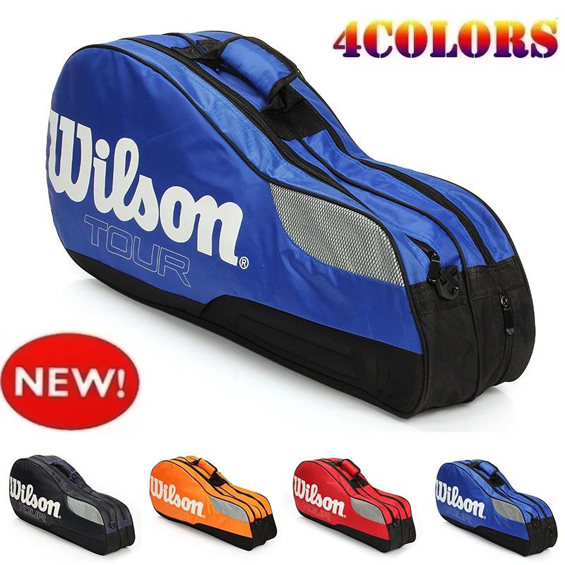 Wilson Large Capacity Outdoor Waterproof Badminton Tennis Racket Bag Golf Bag Put Sneakers Sports Equipment Shoulder Sports Bag
Wilson Large Capacity Outdoor Waterproof Badminton Tennis Racket Bag Golf Bag Put Sneakers Sports Equipment Shoulder Sports Bag