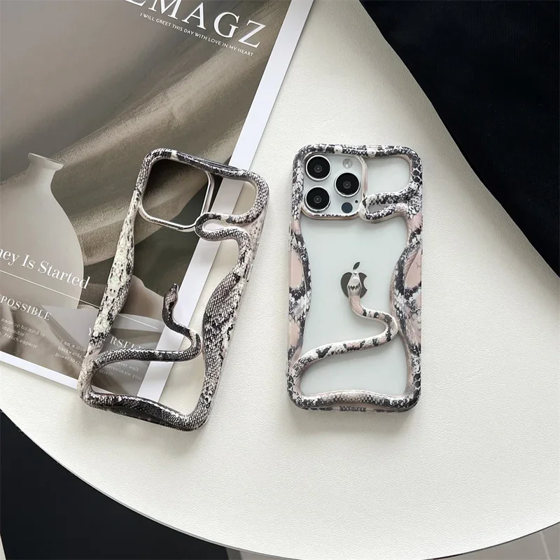 Matte Soft Rubber Frame Hollow Snake Phone Case For iPhone 11 12 13 14 15 16 Pro Max 15 16Plus Lens Protect Shockproof Cover
Matte Soft Rubber Frame Hollow Snake Phone Case For iPhone 11 12 13 14 15 16 Pro Max 15 16Plus Lens Protect Shockproof Cover