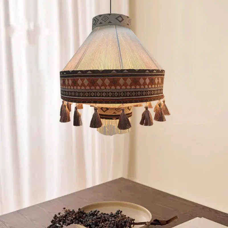 Wabi-sabi handmade cotton pendant lights living room dining room light bedroom tassel chandeliers bohemian linen rope lamps
Wabi-sabi handmade cotton pendant lights living room dining room light bedroom tassel chandeliers bohemian linen rope lamps