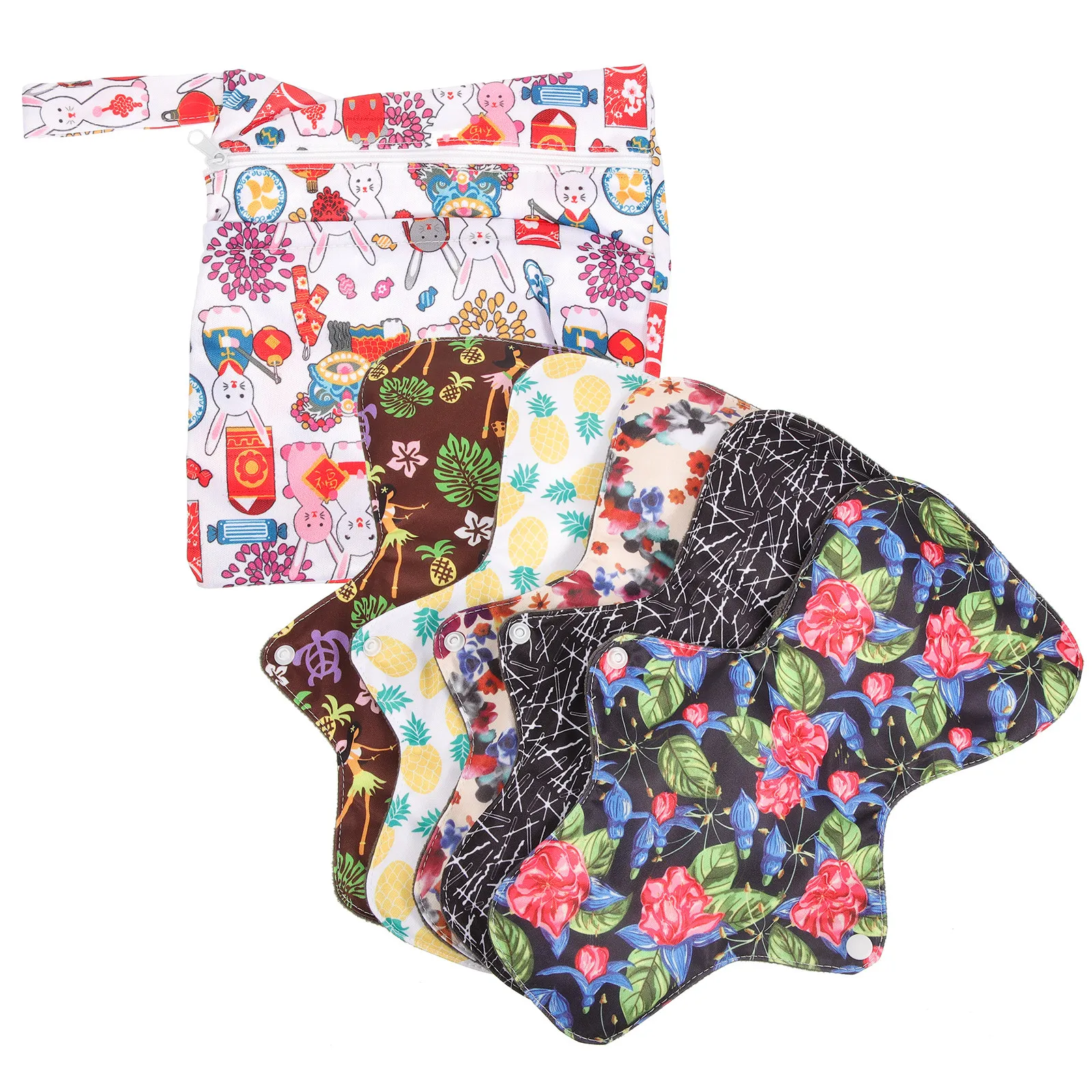 Reusable Menstrual Pads Washable Sanitary Napkin Bamboo Charcoal Polyester Material Leak Proof Feminine Care Convenience For
Reusable Menstrual Pads Washable Sanitary Napkin Bamboo Charcoal Polyester Material Leak Proof Feminine Care Convenience For