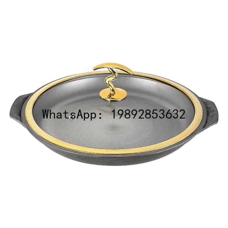 KG commercial baked shrimp pot cast iron dry pot cassette furnace special pan pot
KG commercial baked shrimp pot cast iron dry pot cassette furnace special pan pot