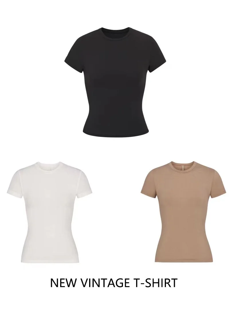 IAMUBABA Women's Slim Fit round Neck Short Sleeve T-Shirt Cotton Base Shirt Summer Casual Wear Daily Style Pure Color
IAMUBABA Women's Slim Fit round Neck Short Sleeve T-Shirt Cotton Base Shirt Summer Casual Wear Daily Style Pure Color