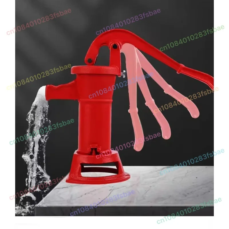 Pitcher Hand Pressure Cast Iron Old-Fashioned Manual Shaking Water Pump
Pitcher Hand Pressure Cast Iron Old-Fashioned Manual Shaking Water Pump
