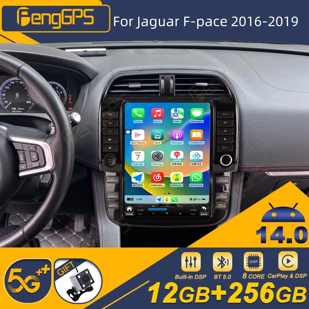 For Jaguar F-pace 2016-2019 Android Car Radio Wireless Carplay Stereo Receiver Autoradio Multimedia Player GPS Navi Touch Screen
For Jaguar F-pace 2016-2019 Android Car Radio Wireless Carplay Stereo Receiver Autoradio Multimedia Player GPS Navi Touch Screen