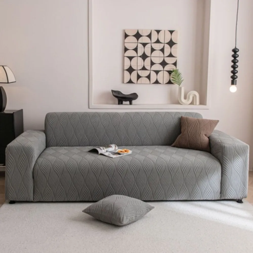 2025 Autumn Winter Trendy Elastic Stretch Sofa Cover Jacquard Velvet Full Wrap Soft Fabric Universal Living Room Sofa Protector
2025 Autumn Winter Trendy Elastic Stretch Sofa Cover Jacquard Velvet Full Wrap Soft Fabric Universal Living Room Sofa Protector