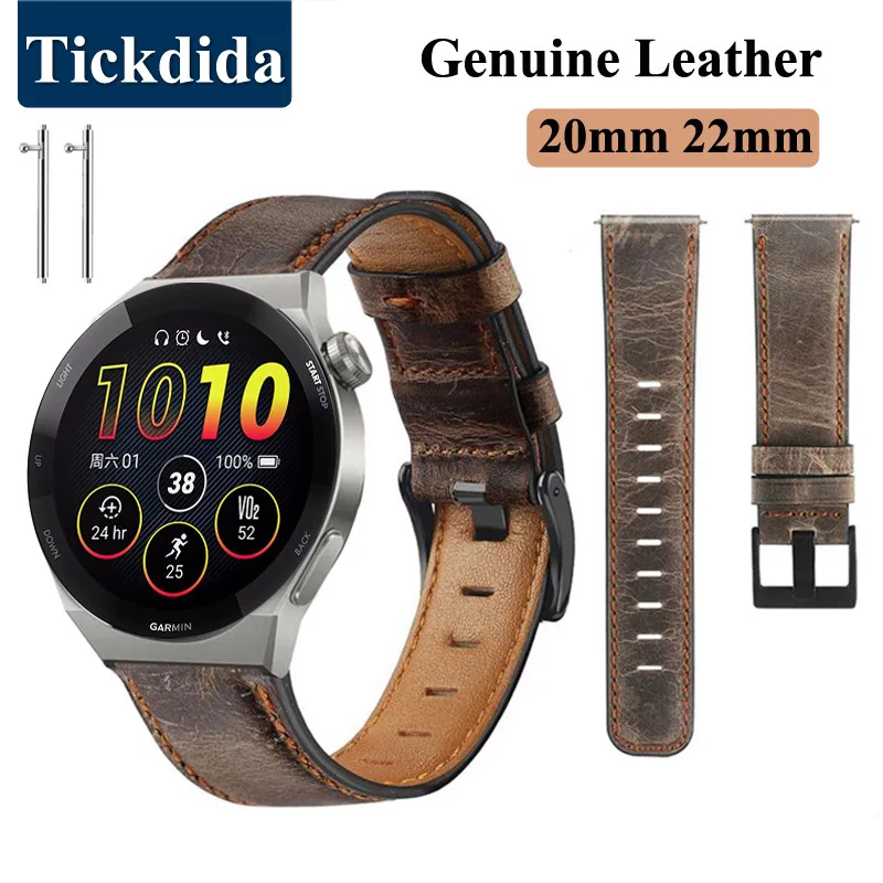 High Quality Genuine Leather Quick Release Strap for Garmin Forerunner 265 955 22mm 20mm Watchband for Samsung Galaxy Watch 5 4
High Quality Genuine Leather Quick Release Strap for Garmin Forerunner 265 955 22mm 20mm Watchband for Samsung Galaxy Watch 5 4