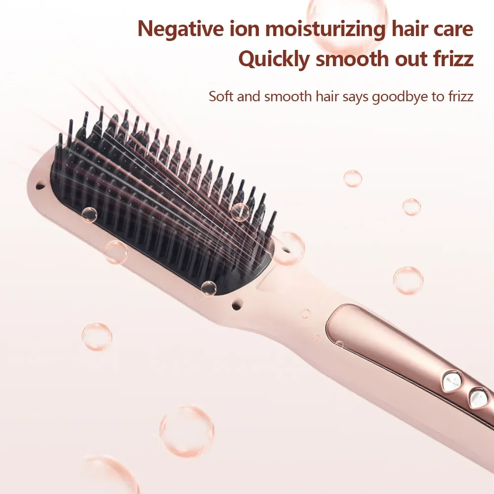 High quality Hair Straightener Comb Straight Electric Comb Curl Straight Dual-purpose Hair Straightener Fluffy Comb Style Stra
High quality Hair Straightener Comb Straight Electric Comb Curl Straight Dual-purpose Hair Straightener Fluffy Comb Style Stra