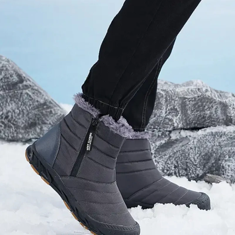 *Winter Solid Color Fashionable Warm Men's Cold-resistant Short Boots New Elegant Flat Zipper Comfortable Casual Snow Boots
*Winter Solid Color Fashionable Warm Men's Cold-resistant Short Boots New Elegant Flat Zipper Comfortable Casual Snow Boots