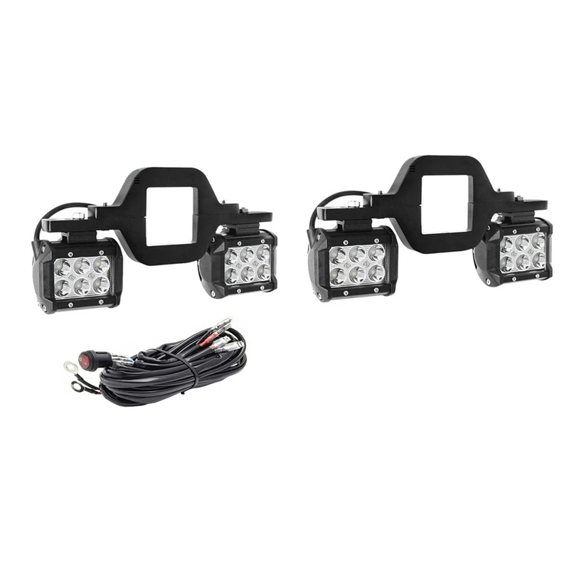 60W 4 Inch 6 LED Work Light Bar With Towing Hitch Mount Brackets For Truck Trailer SUV Pickup Offroad LED Pod Lights A Durable
60W 4 Inch 6 LED Work Light Bar With Towing Hitch Mount Brackets For Truck Trailer SUV Pickup Offroad LED Pod Lights A Durable
