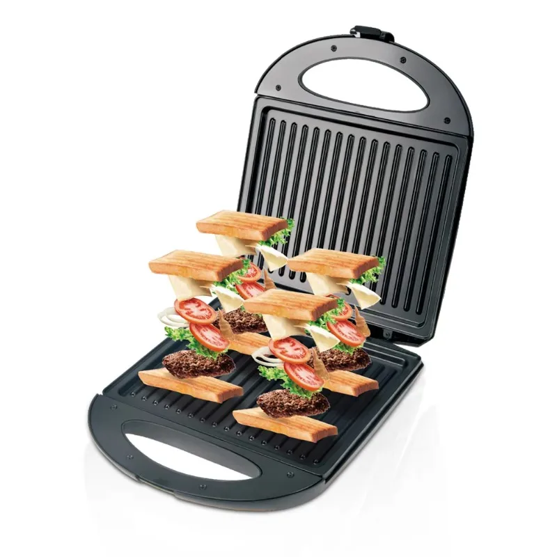 New Design Non Stick Toaster Press Grill Sandwich Maker 3 Slices Easy Breakfast Cooking Machine
New Design Non Stick Toaster Press Grill Sandwich Maker 3 Slices Easy Breakfast Cooking Machine