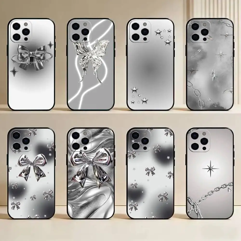 Sliver bow Phone Case Silicone Soft For IPhone 17 16 15 14 13 12 11 X XR Plus Pro Max Plus
Sliver bow Phone Case Silicone Soft For IPhone 17 16 15 14 13 12 11 X XR Plus Pro Max Plus