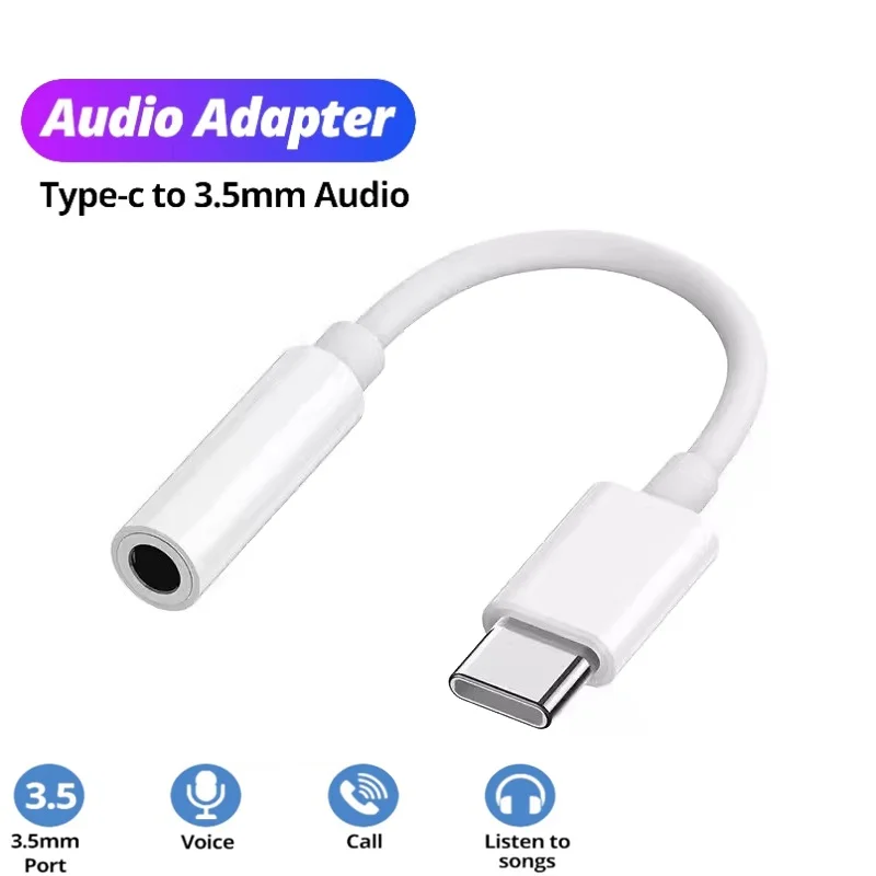 USB C To 3.5mm Female Headphone Jack Adapter Type C to 3.5mm Audio Cable Adapter Cable For Samsung Huawei Xiaomi iPad Cell Phone
USB C To 3.5mm Female Headphone Jack Adapter Type C to 3.5mm Audio Cable Adapter Cable For Samsung Huawei Xiaomi iPad Cell Phone