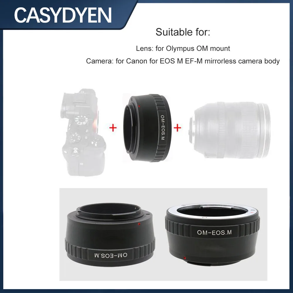 Переходное кольцо OM-EOS M для объектива Olympus OM Mount к Canon для EOS M EF-M адаптер для беззеркальных камер
Переходное кольцо OM-EOS M для объектива Olympus OM Mount к Canon для EOS M EF-M адаптер для беззеркальных камер