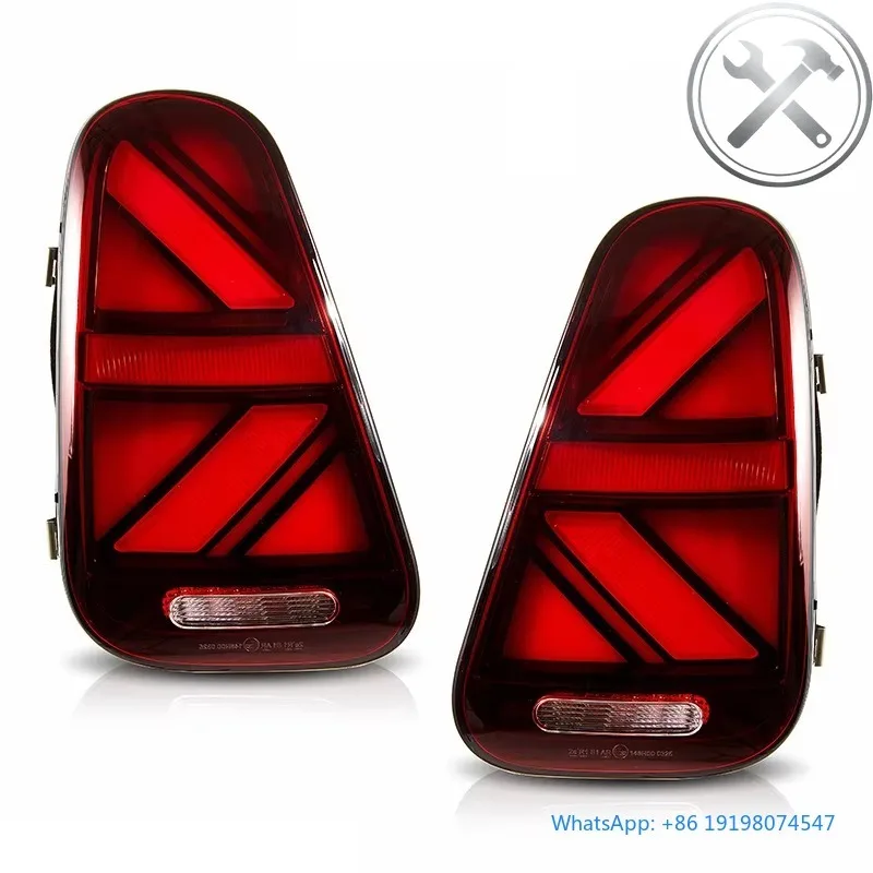 High‑Brightness Full LED Taillights Assembly For Mini R50 R52 R53 2001‑2006 Clear Lens Rice‑Flag Modification Sequential DRL 12V
High‑Brightness Full LED Taillights Assembly For Mini R50 R52 R53 2001‑2006 Clear Lens Rice‑Flag Modification Sequential DRL 12V