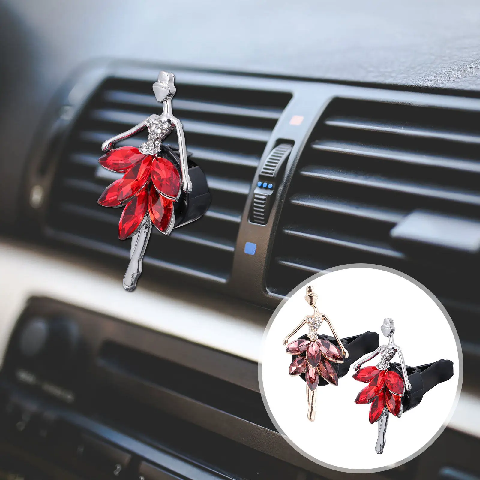 2Pcs Metal Car Aromatherapy Clip Air Freshener for Vent Outlet Diffuser Decorative Perfume Clip for Car Office Wardrobe Bathroom
2Pcs Metal Car Aromatherapy Clip Air Freshener for Vent Outlet Diffuser Decorative Perfume Clip for Car Office Wardrobe Bathroom