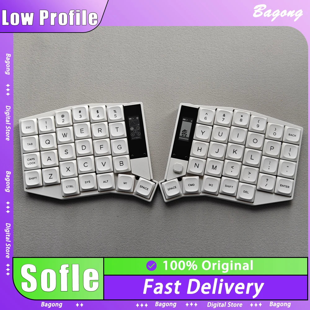 Низкопрофильная разделенная клавиатура Sofle, двухрежимная Bluetooth/проводная игровая клавиатура, готовая клавиатура, поддержка RGB, ZMK, пользовательский ПК-геймер
Низкопрофильная разделенная клавиатура Sofle, двухрежимная Bluetooth/проводная игровая клавиатура, готовая клавиатура, поддержка RGB, ZMK, пользовательский ПК-геймер
