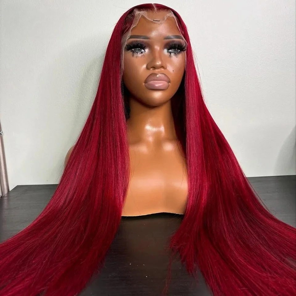 Burgundy Red 13x4 HD Bone Straight Lace Front Wig Pre Plucked Wine Realistic Synthetic And Blend Cosplay On Clearance For Women
Burgundy Red 13x4 HD Bone Straight Lace Front Wig Pre Plucked Wine Realistic Synthetic And Blend Cosplay On Clearance For Women